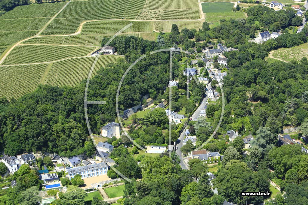 Photo arienne de Rochecorbon (Saint-Georges)