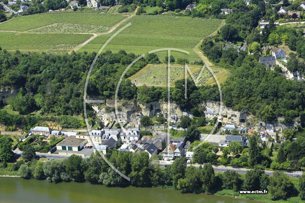 Photo arienne de Rochecorbon (Saint-Roch)