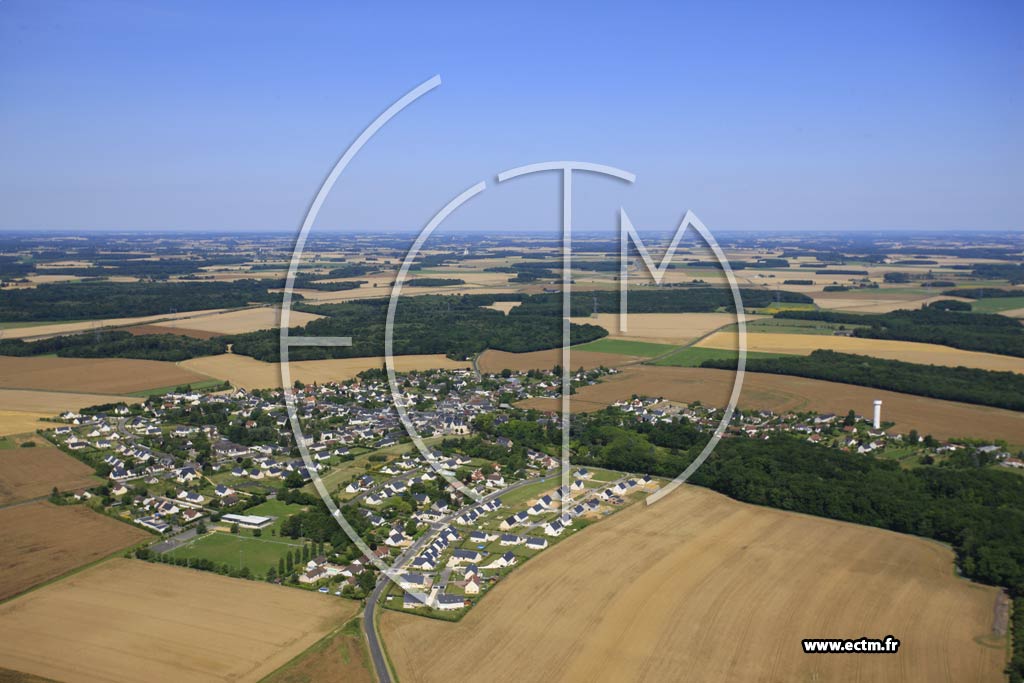 Photo arienne de Rouziers-de-Touraine