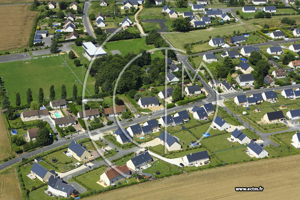 Photo arienne de Rouziers-de-Touraine