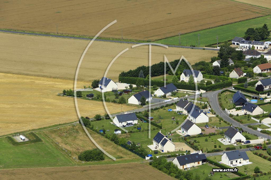 Photo arienne de Rouziers-de-Touraine