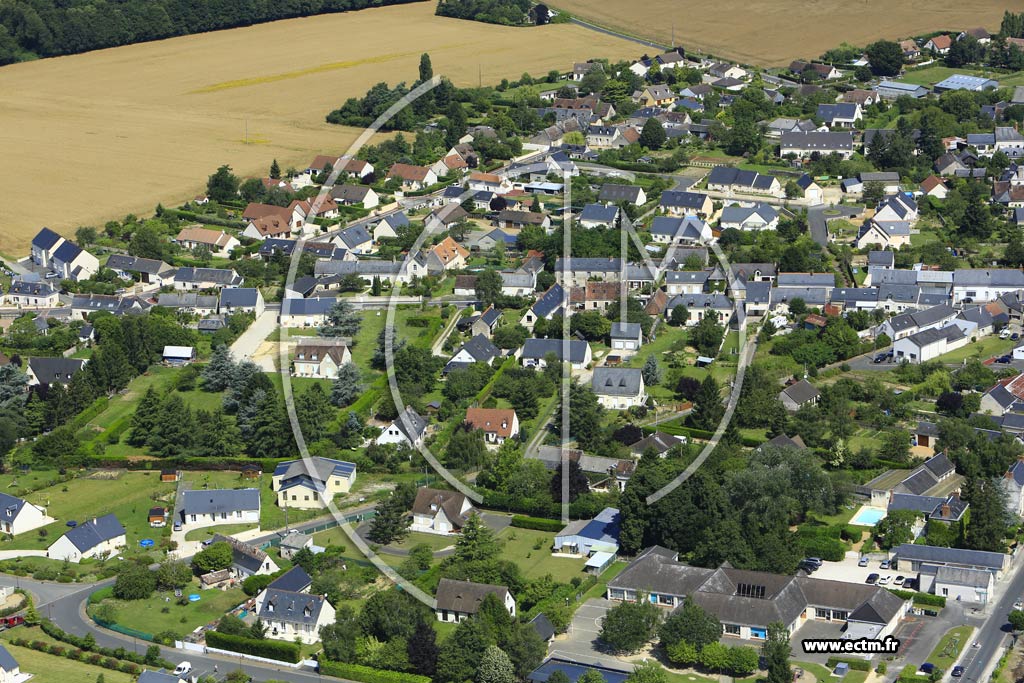Photo arienne de Rouziers-de-Touraine