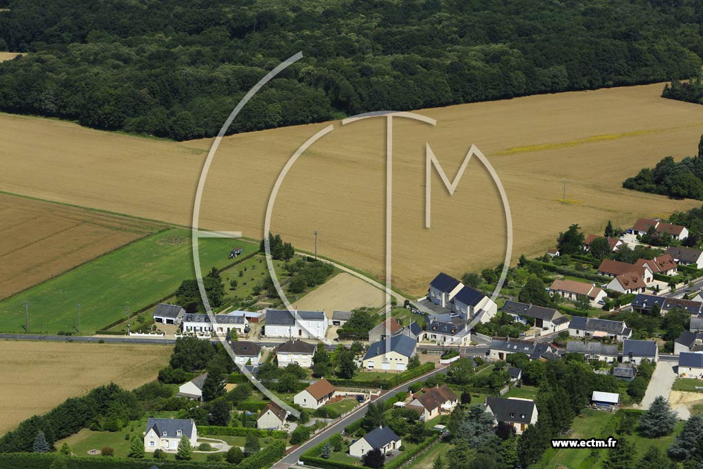 Photo arienne de Rouziers-de-Touraine