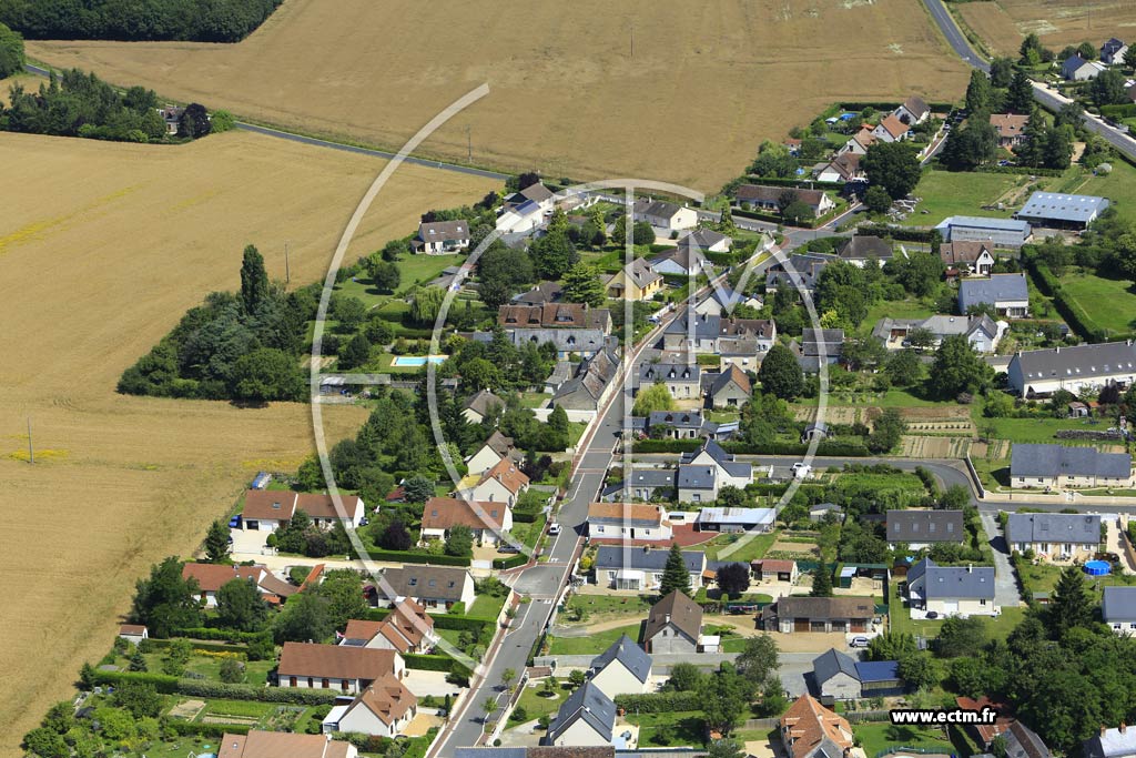 Photo arienne de Rouziers-de-Touraine
