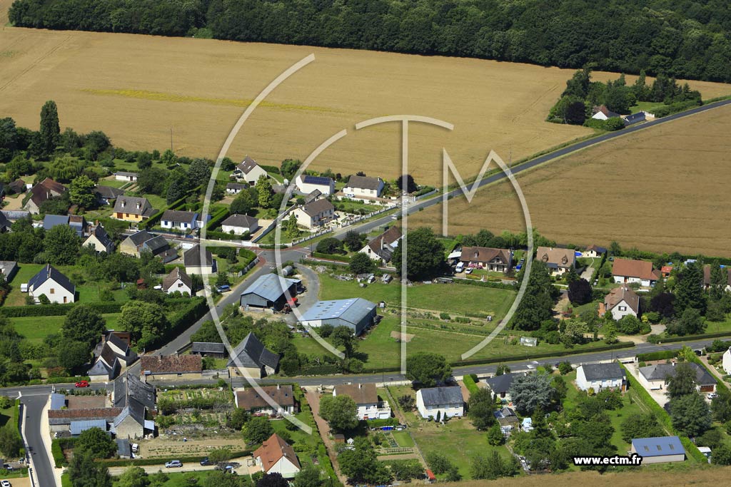 Photo arienne de Rouziers-de-Touraine