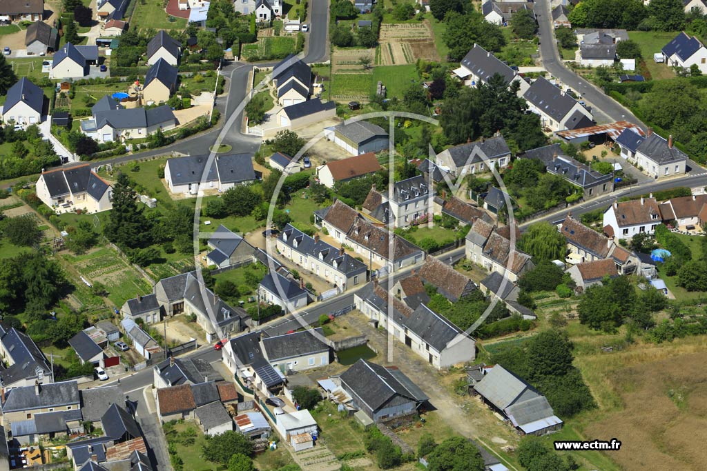 Photo arienne de Rouziers-de-Touraine
