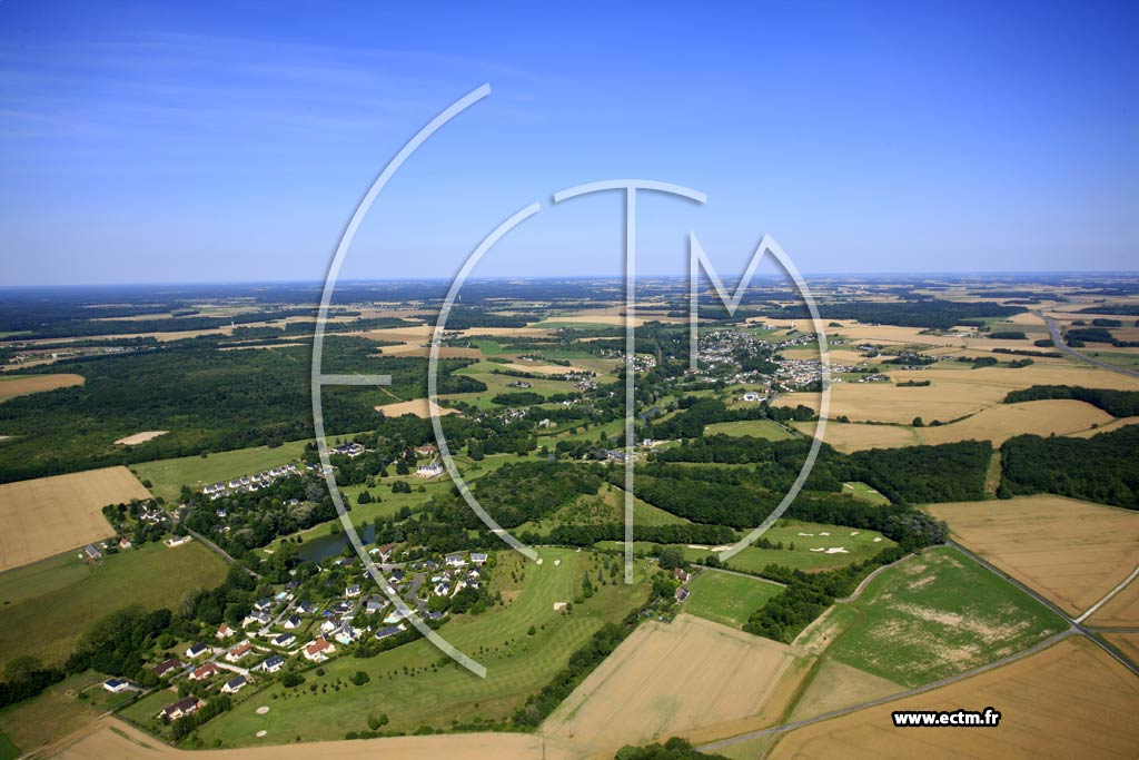 Photo arienne de Saint-Antoine-du-Rocher