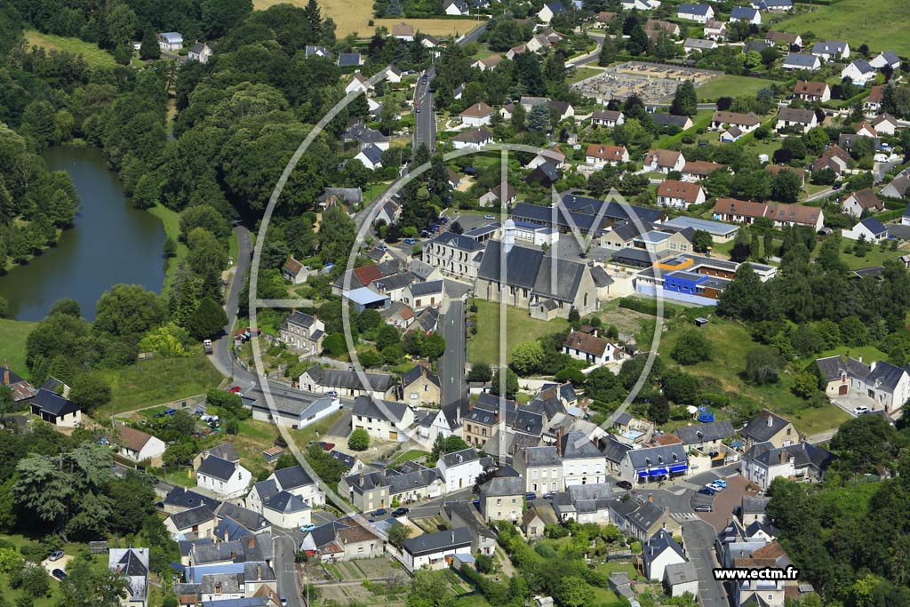 Photo arienne de Saint-Antoine-du-Rocher