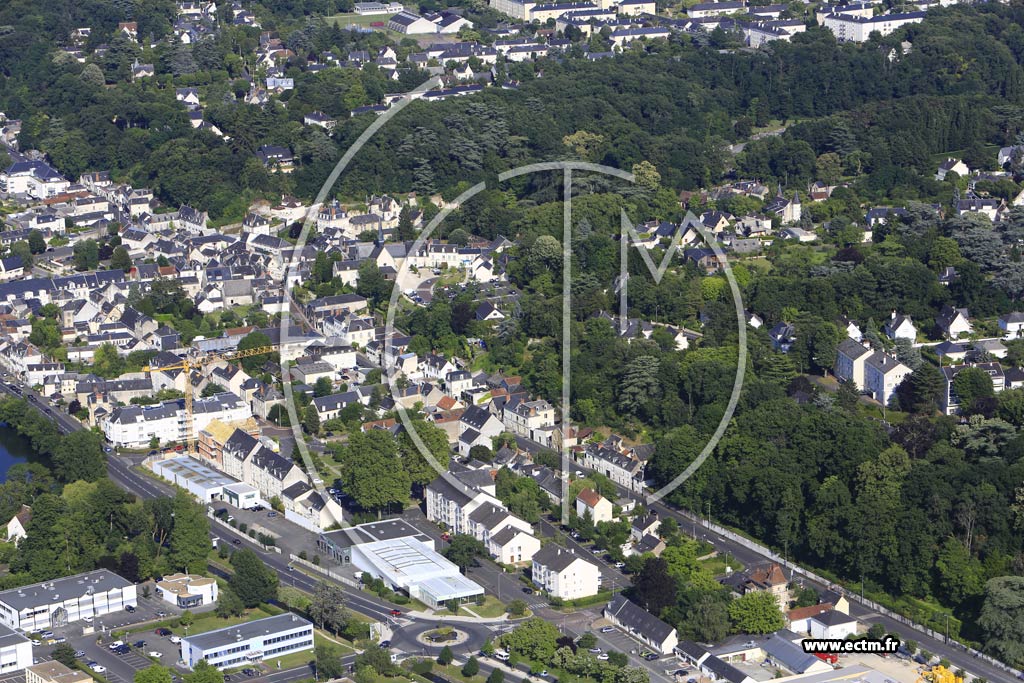 Photo arienne de Saint-Avertin
