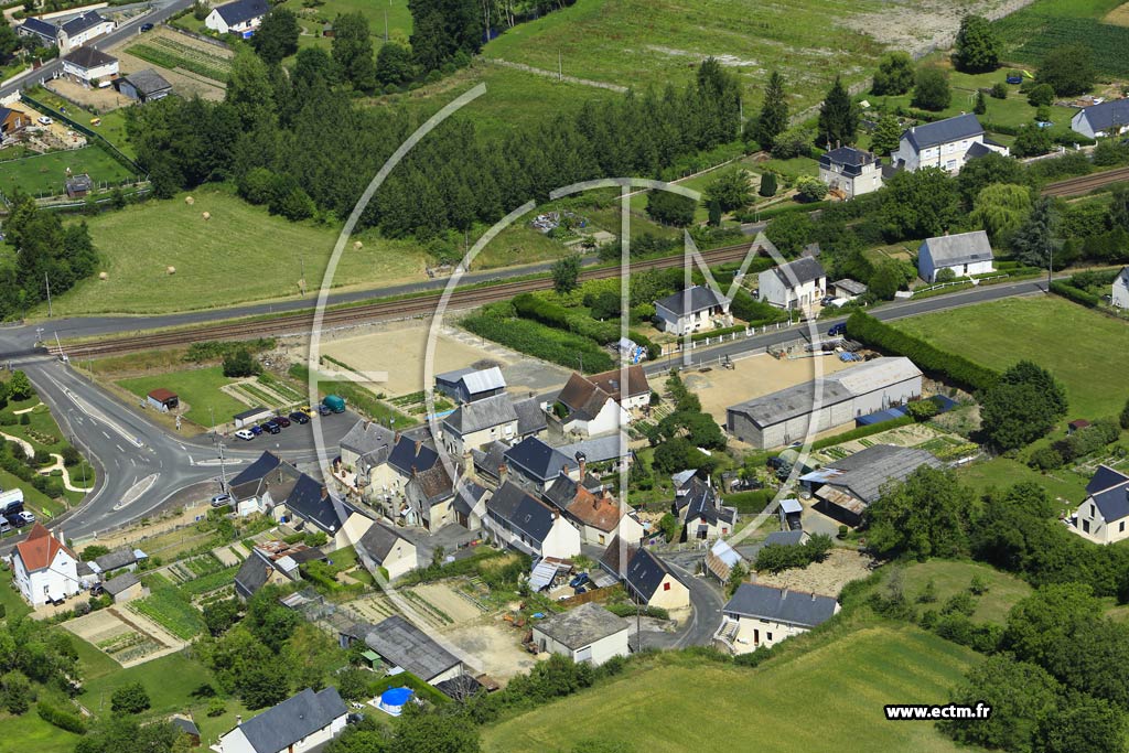 Photo arienne de Saint-Christophe-sur-le-Nais