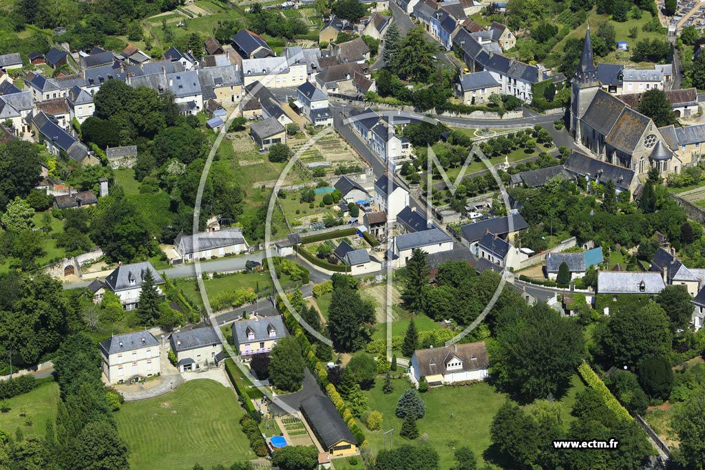 Photo arienne de Saint-Christophe-sur-le-Nais