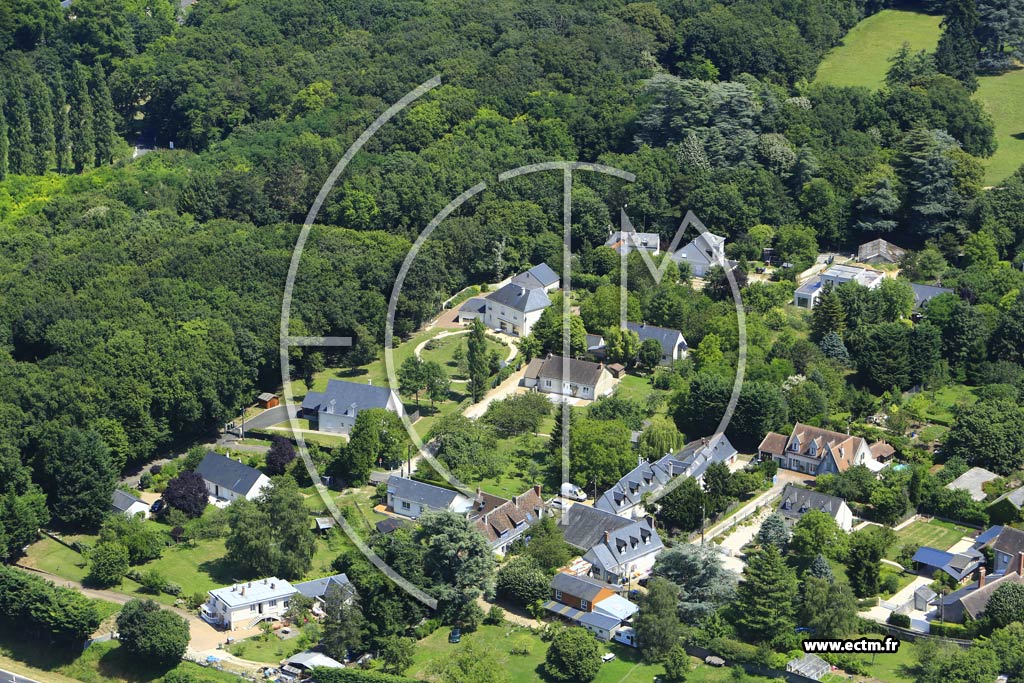 Photo arienne de Saint-Cyr-sur-Loire (la Lignire)