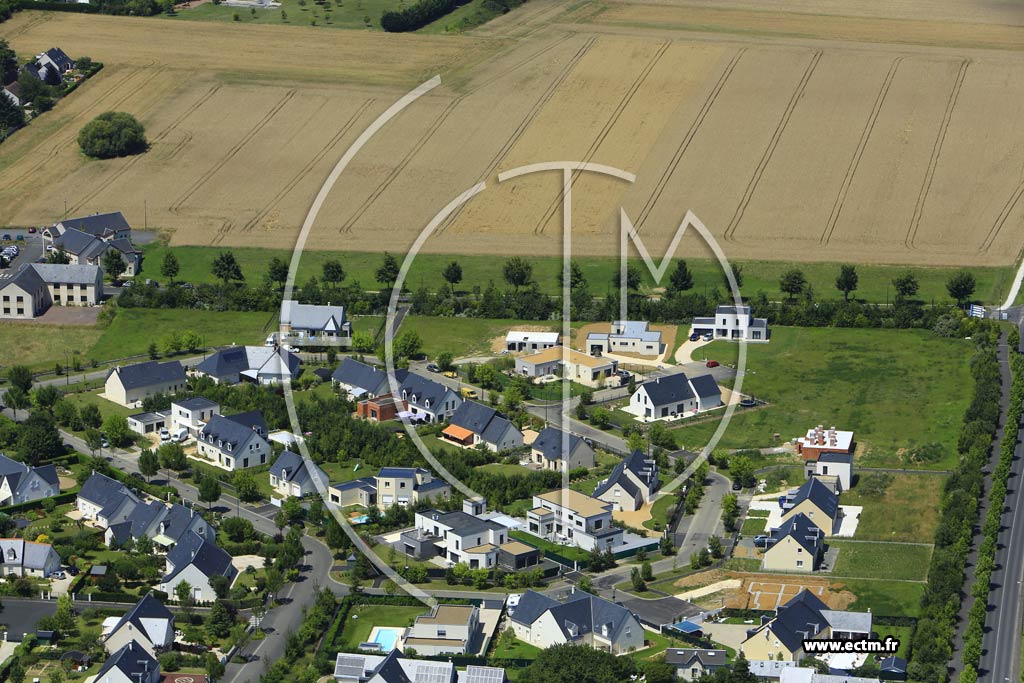 Photo arienne de Saint-Cyr-sur-Loire (la Mnardire)