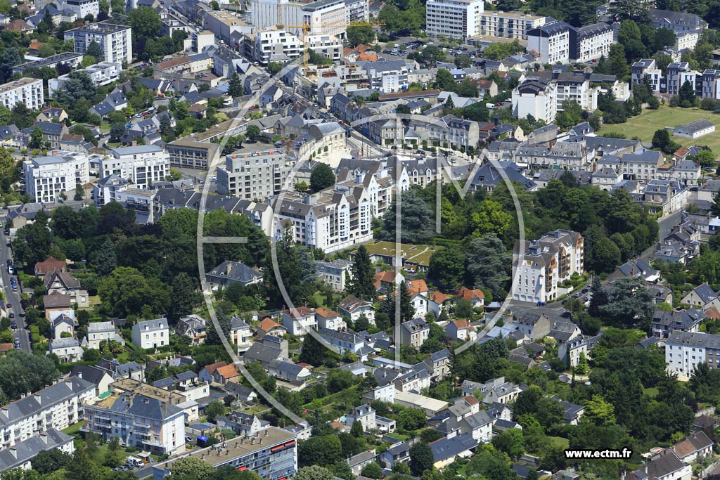 Photo arienne de Saint-Cyr-sur-Loire (la Msangerie)