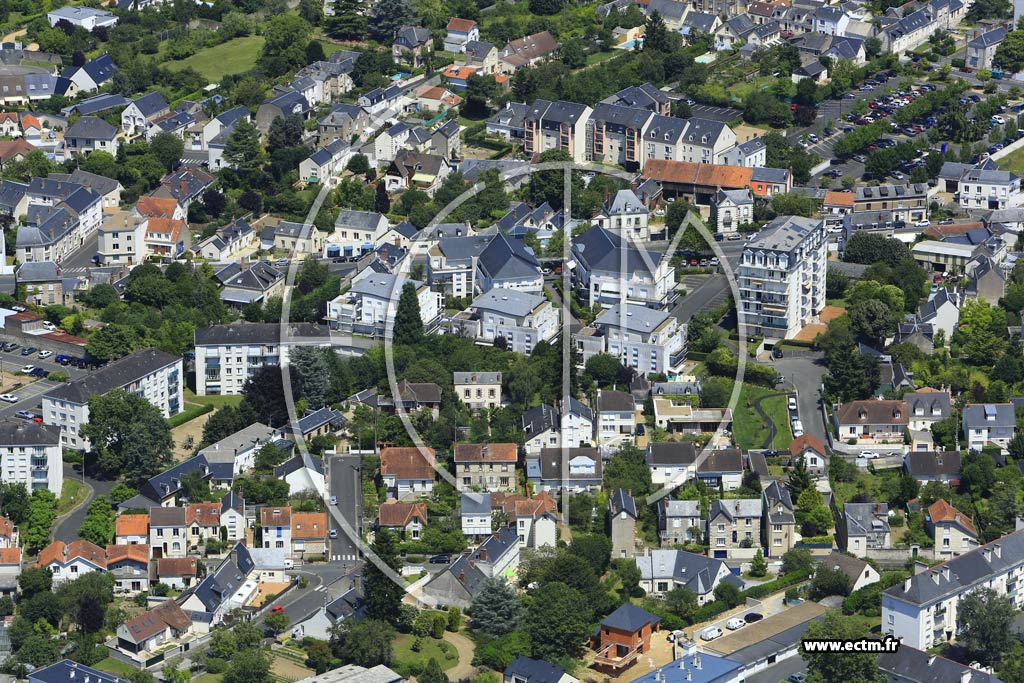 Photo arienne de Saint-Cyr-sur-Loire (la Msangerie)