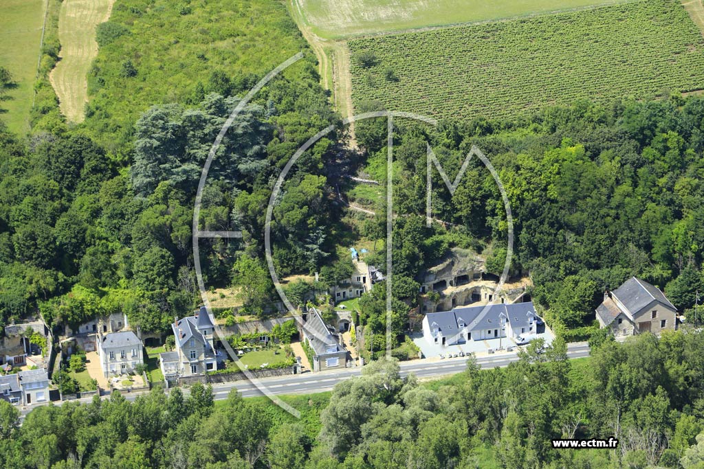 Photo arienne de Saint-tienne-de-Chigny (l'Aubinire)