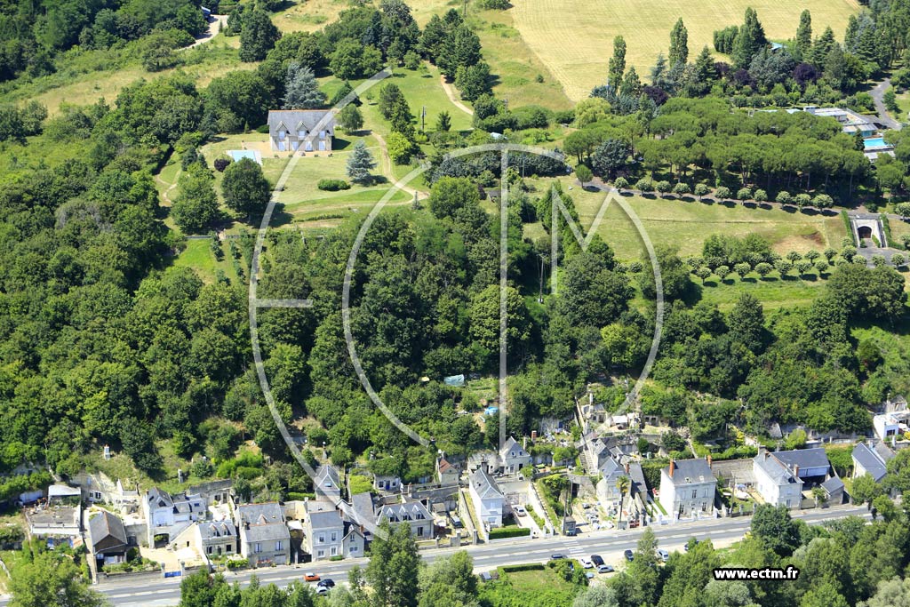 Photo arienne de Saint-tienne-de-Chigny (la Monandierie)