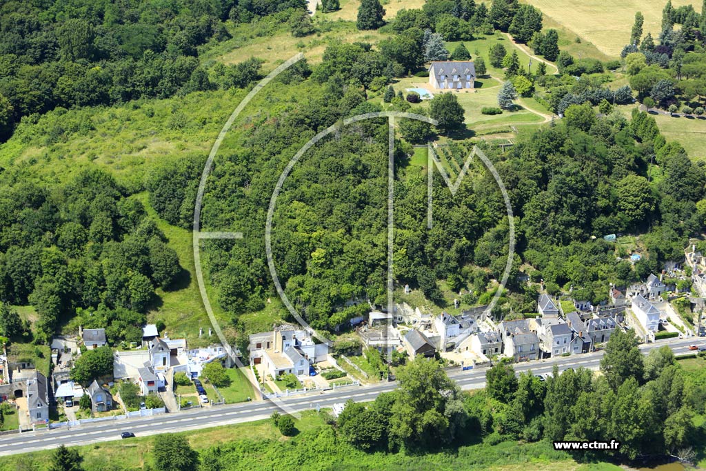 Photo arienne de Saint-tienne-de-Chigny (la Monandierie)