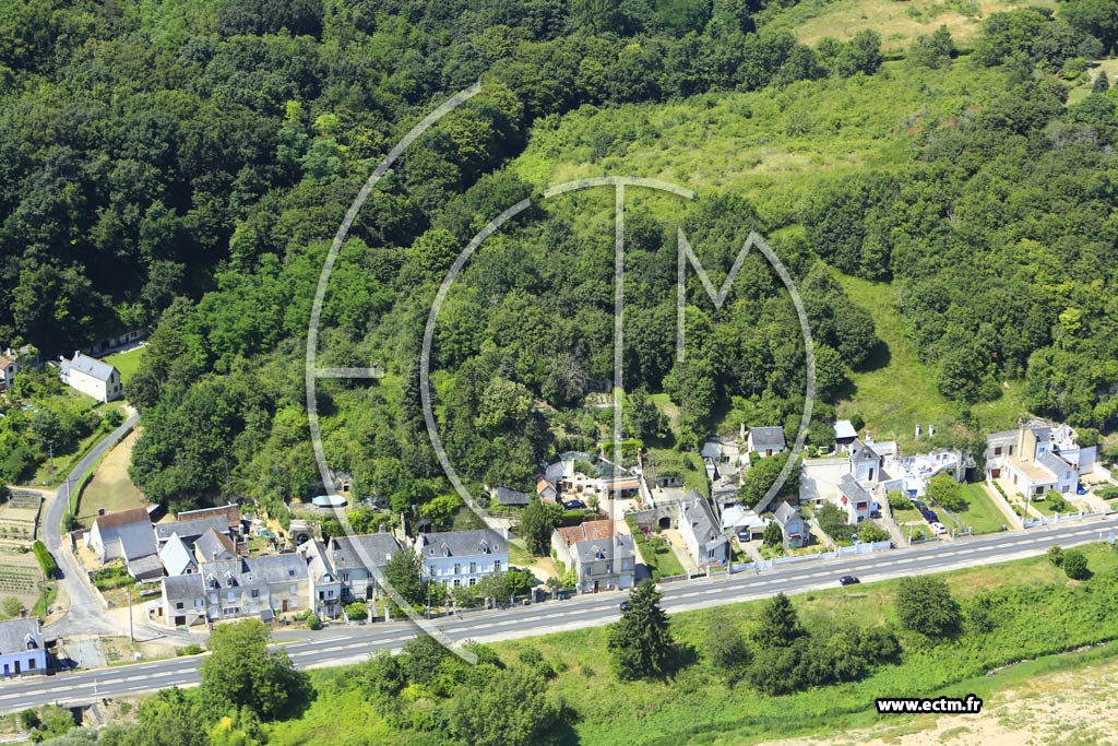 Photo arienne de Saint-tienne-de-Chigny (la Monandierie)