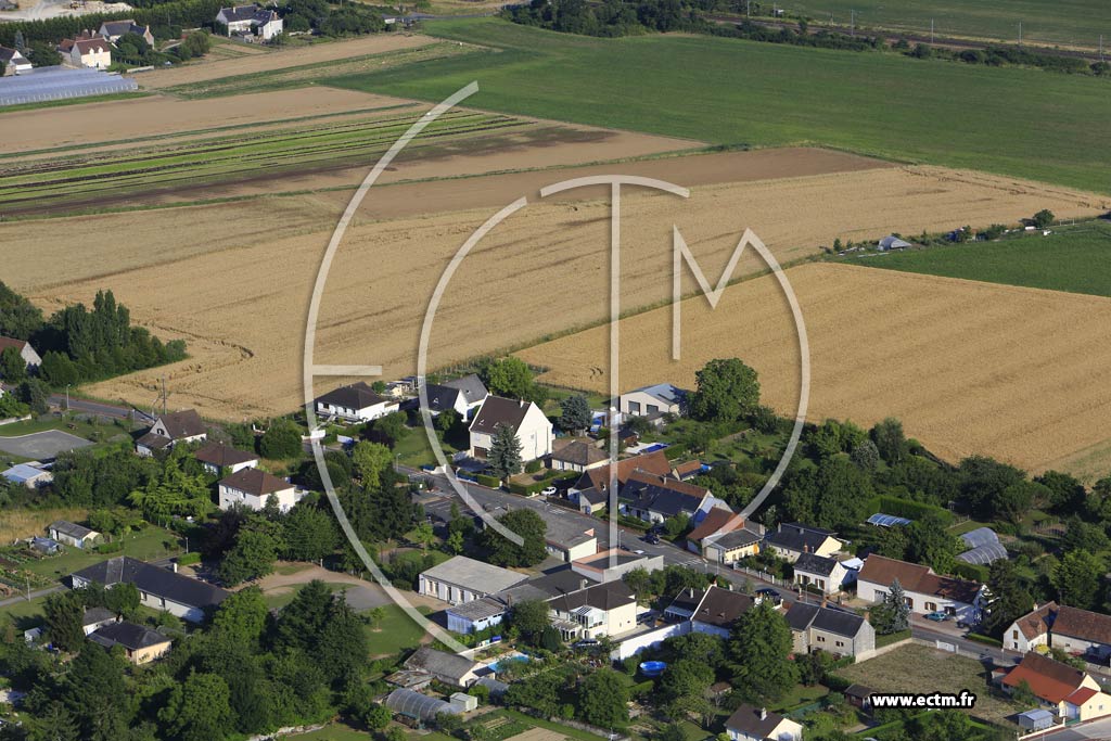 Photo arienne de Saint-Genouph
