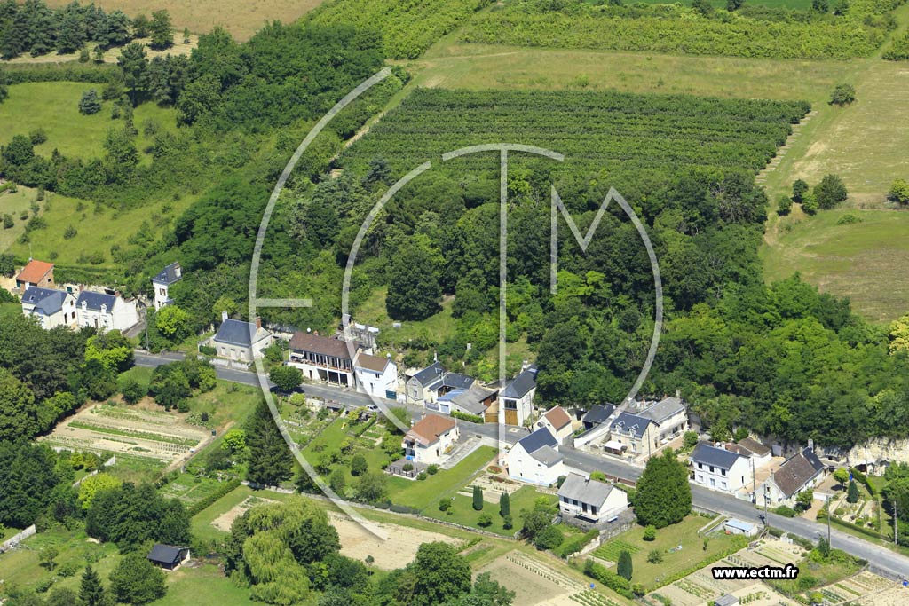 Photo arienne de Saint-Paterne-Racan