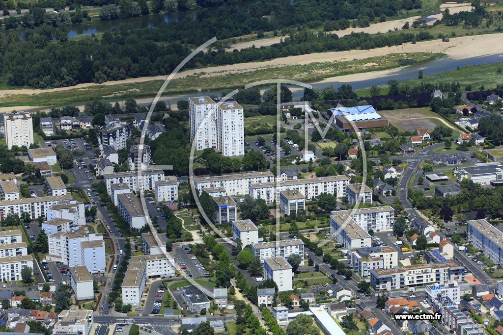 Photo arienne de Saint-Pierre-des-Corps (Quai de Loire)