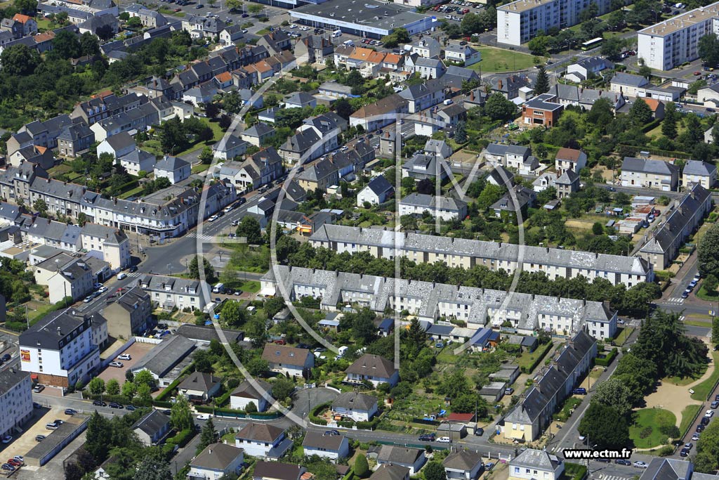 Photo arienne de Saint-Pierre-des-Corps (Quartier du Boulevard Viala)