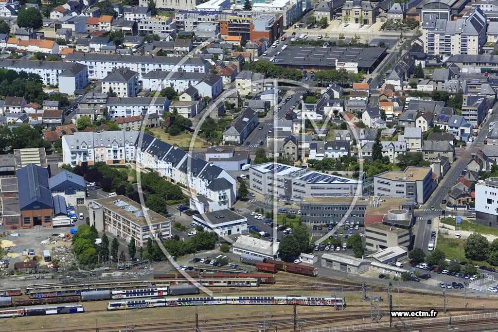Photo arienne de Saint-Pierre-des-Corps (Rue de la Boissire)