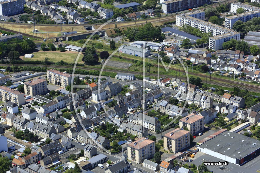 Photo arienne de Tours (Beaujardin)