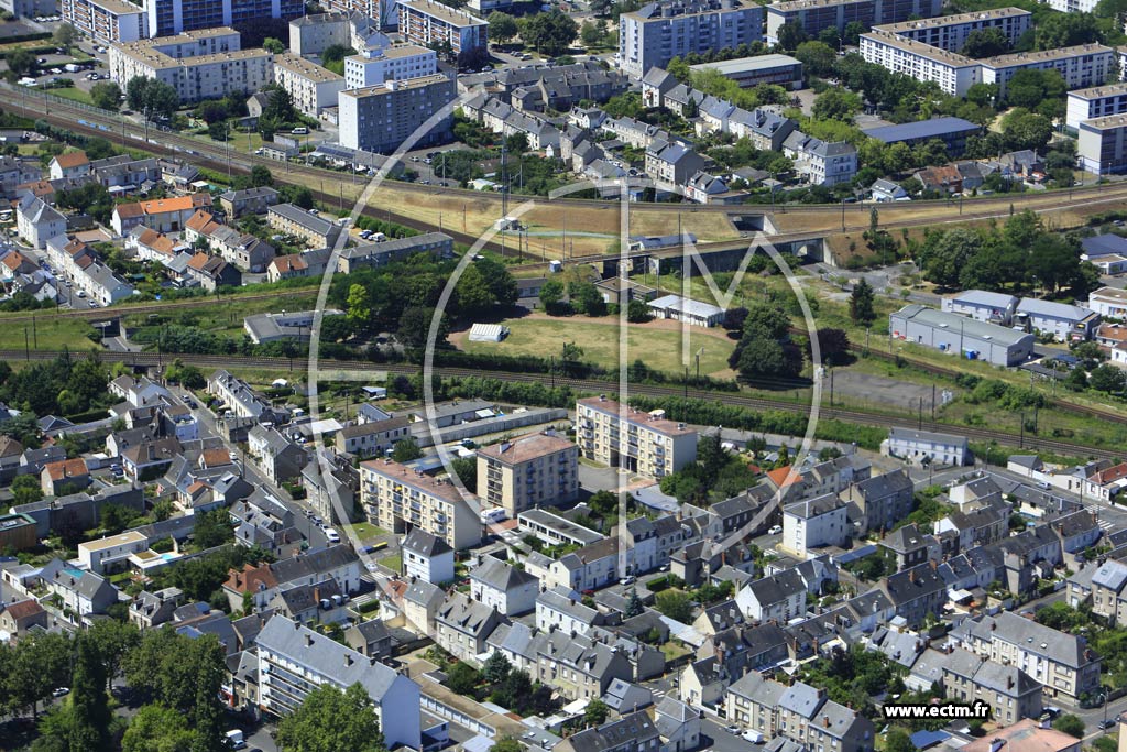 Photo arienne de Tours (Beaujardin)