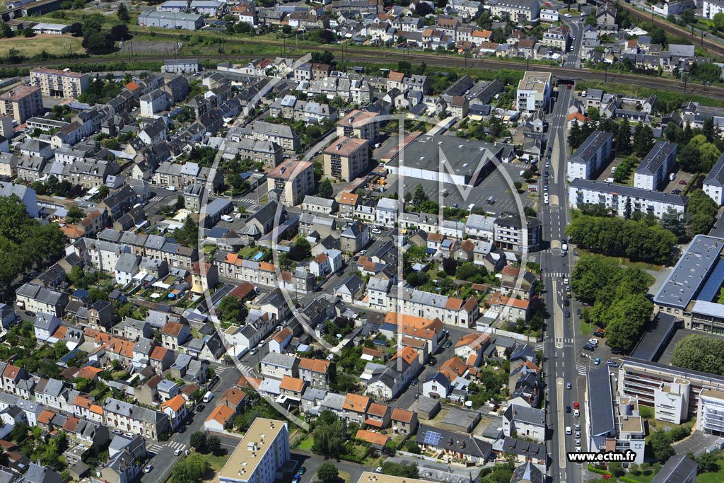 Photo arienne de Tours (Beaujardin)