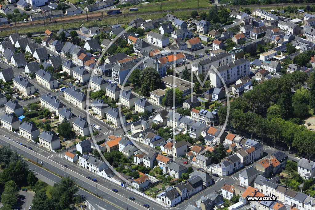 Photo arienne de Tours (Beaujardin)