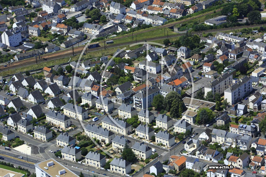 Photo arienne de Tours (Beaujardin)