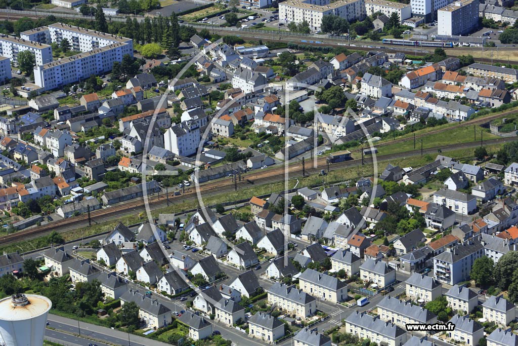 Photo arienne de Tours (Beaujardin)