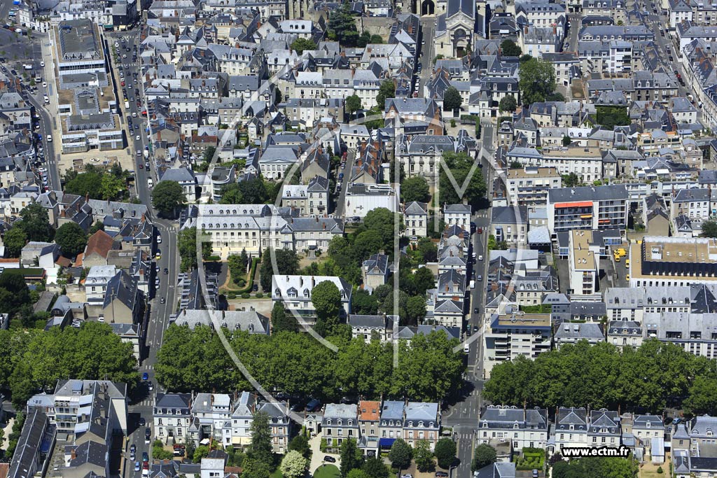 Photo arienne de Tours (Centre)