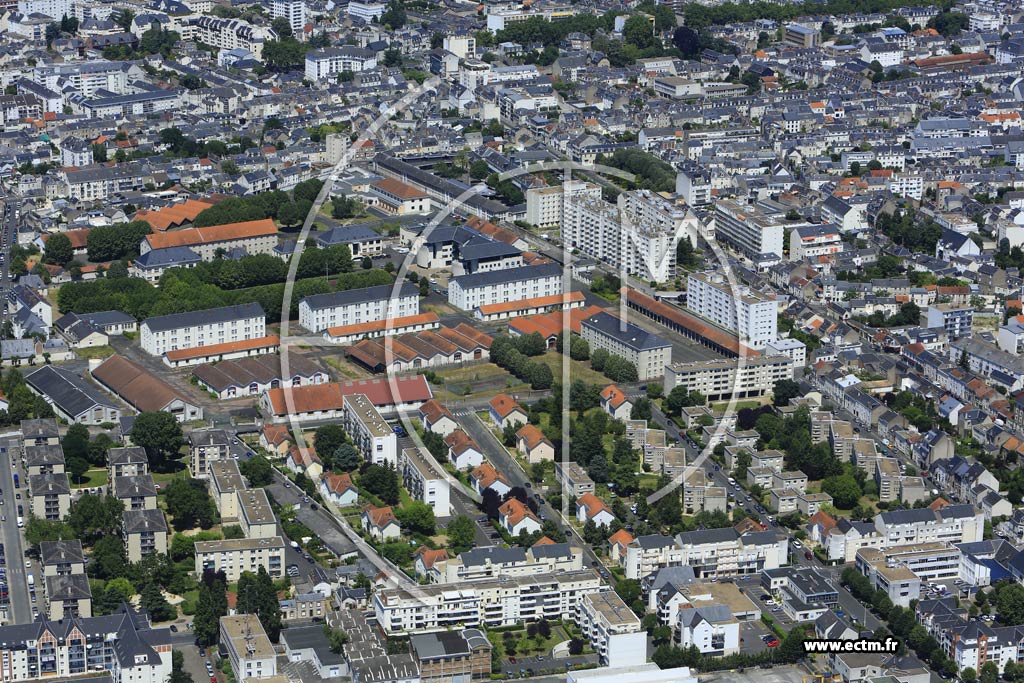 Photo arienne de Tours (Giraudeau)