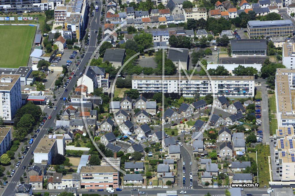 Photo arienne de Tours (Giraudeau)
