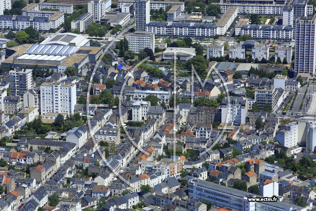 Photo arienne de Tours (Grammont)