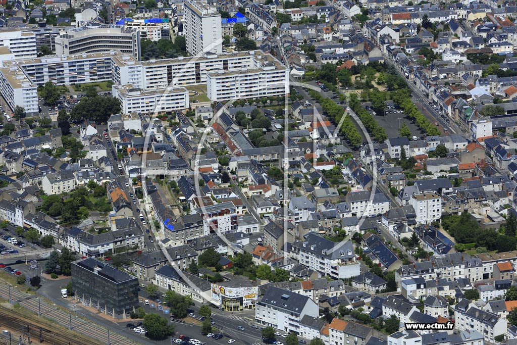 Photo arienne de Tours (la Fuye Velpeau)