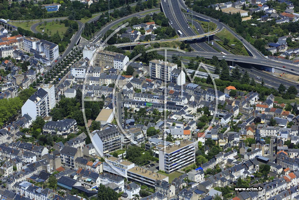 Photo arienne de Tours (la Fuye Velpeau)