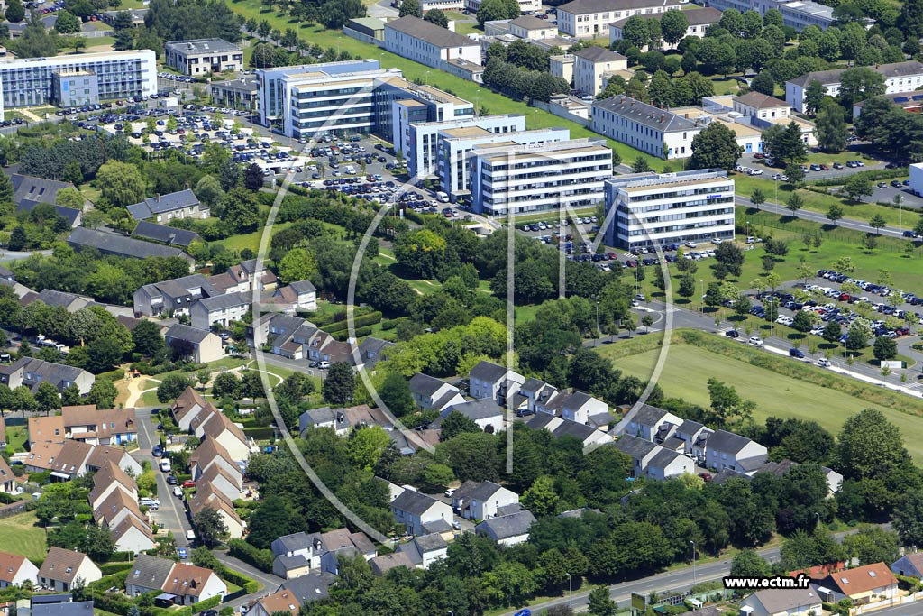 Photo arienne de Tours (la Milletire)