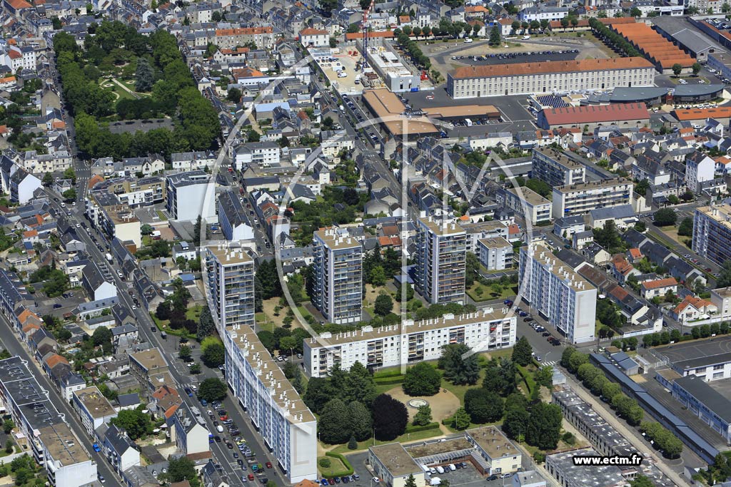 Photo arienne de Tours (Lakanal)