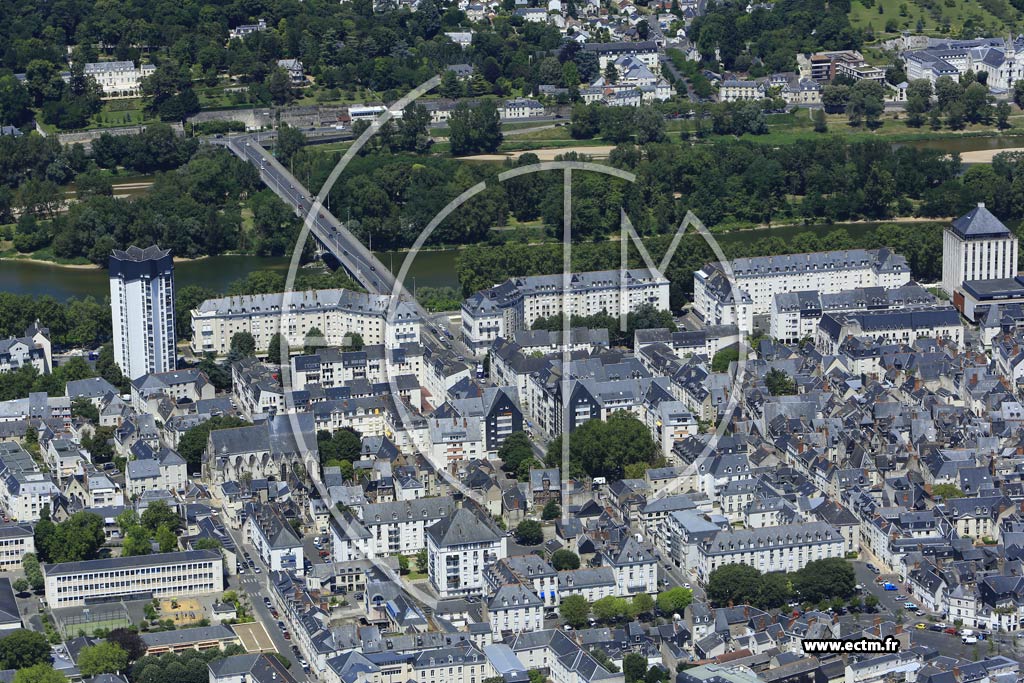 Photo arienne de Tours (Lamartine)