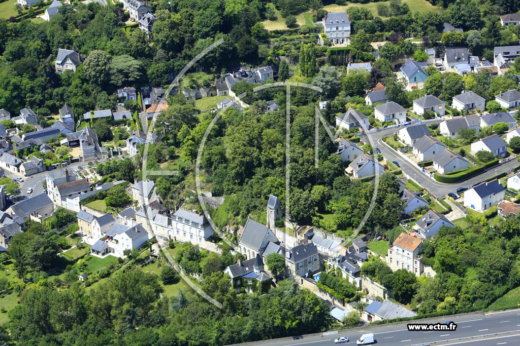 Photo arienne de Tours (Sainte-Radegonde)