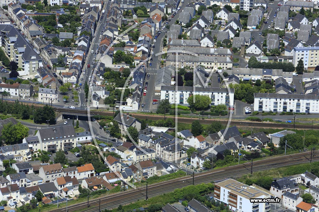 Photo arienne de Tours (Sanitas-Rotonde)