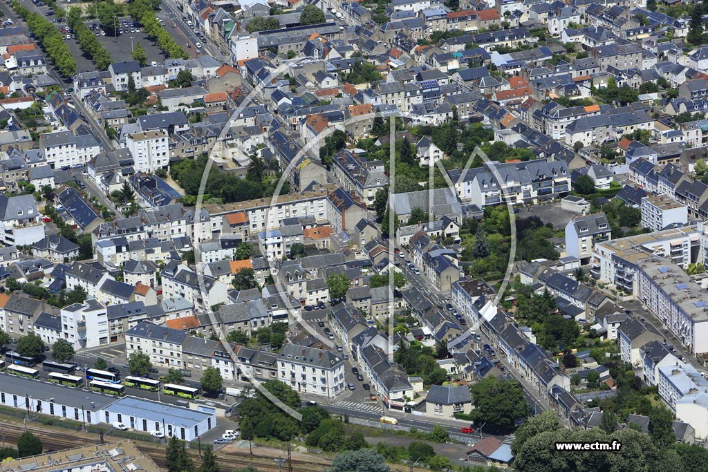 Photo arienne de Tours (Sanitas-Rotonde)