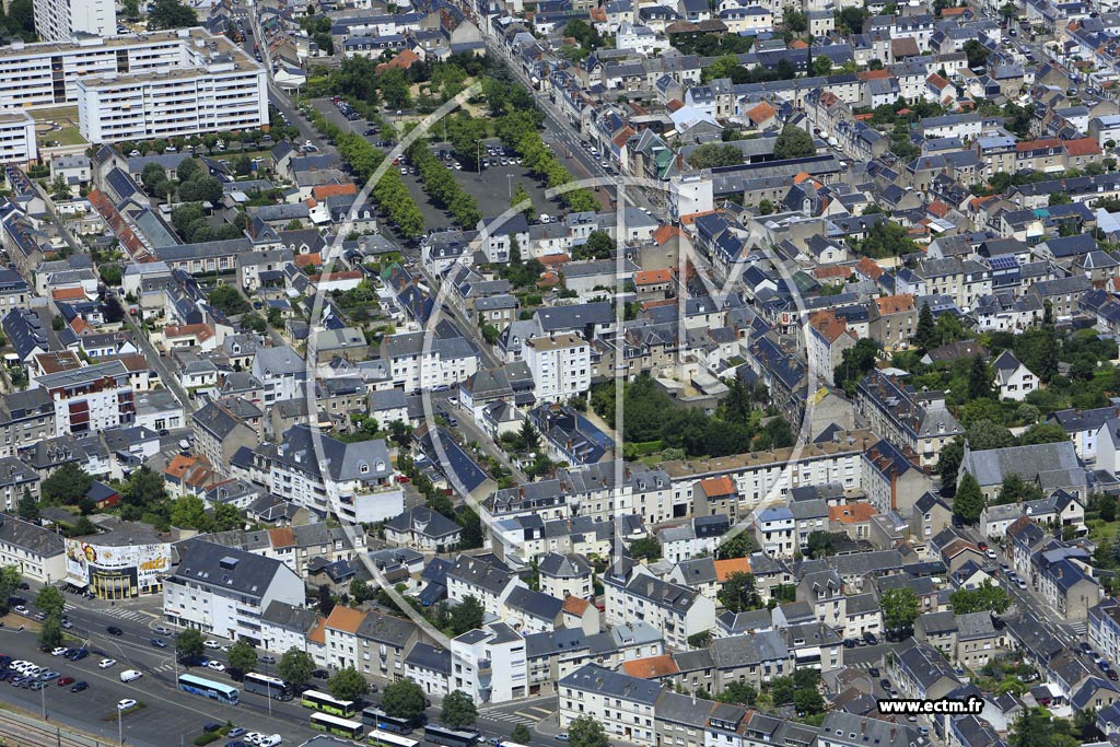 Photo arienne de Tours (Sanitas-Rotonde)
