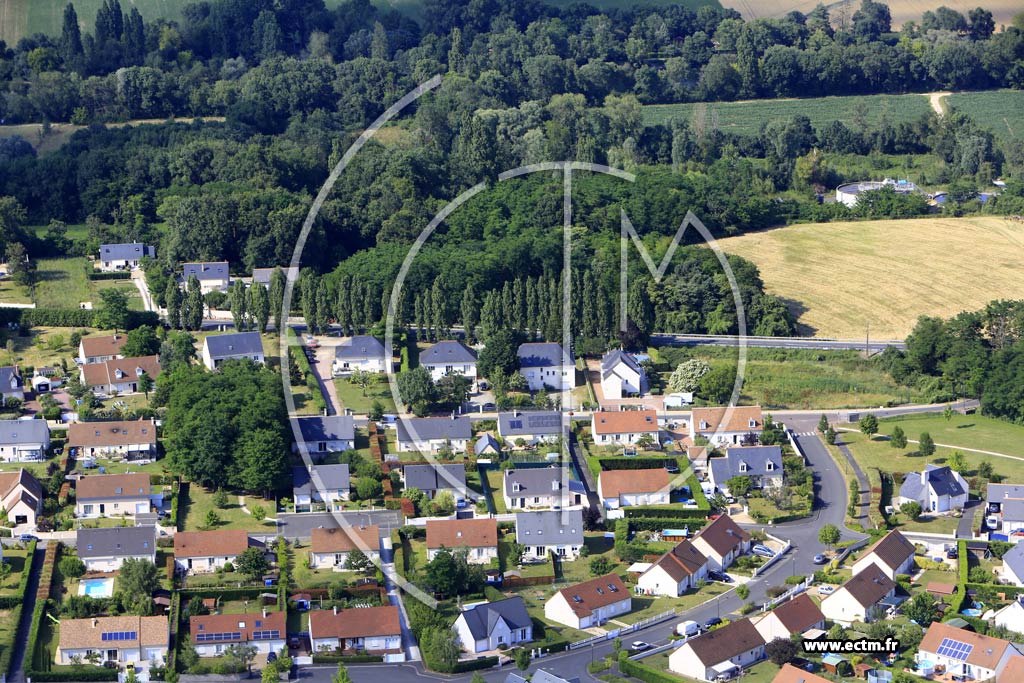 Photo arienne de Vretz (la Bretonnire)