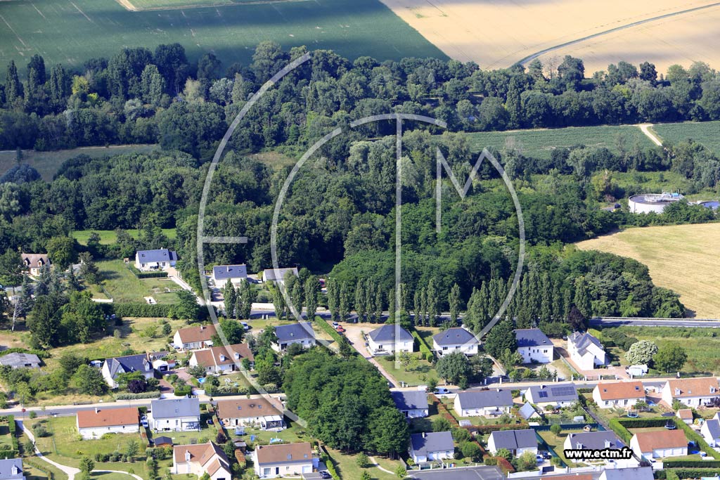 Photo arienne de Vretz (la Bretonnire)