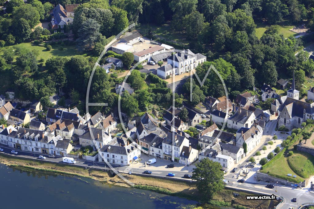 Photo arienne de Vretz (le Vieux Bourg)